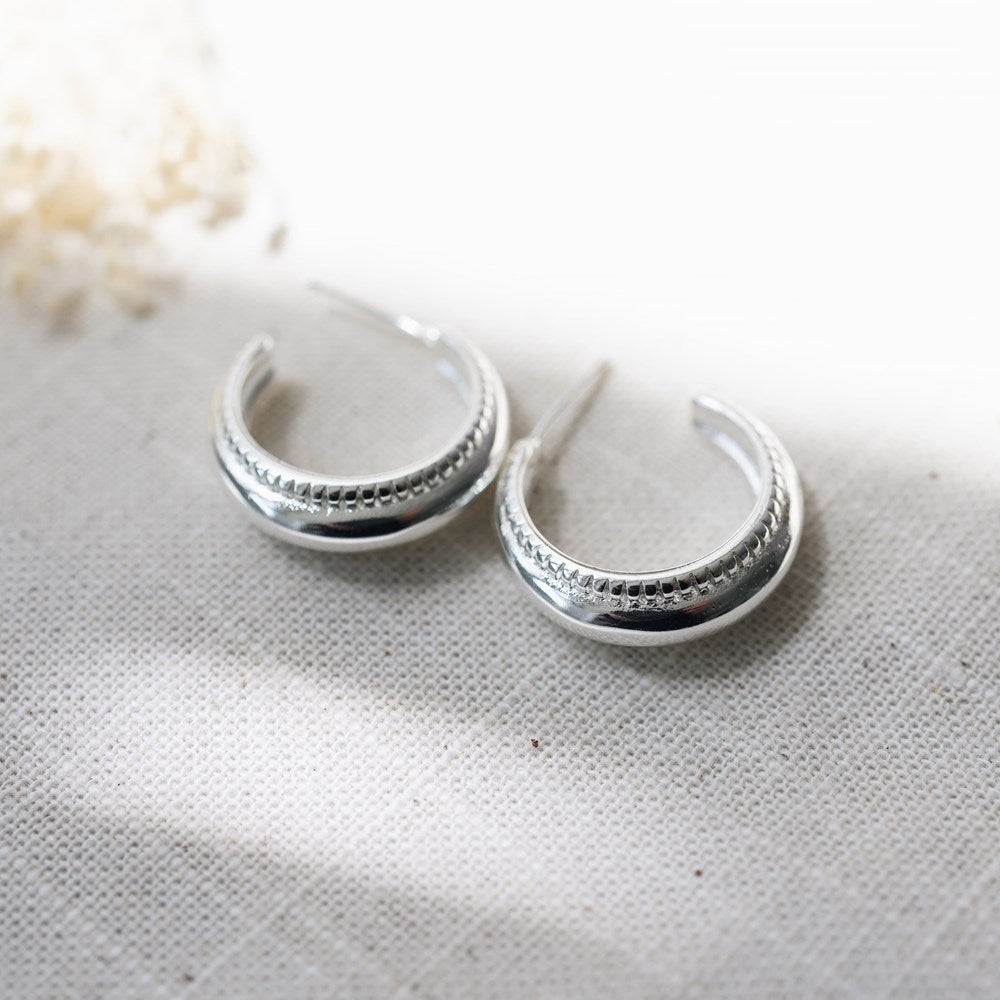 Quirina Hoops - Silver