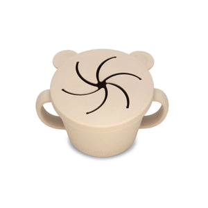 Oso-Snack Silicone Snack Cup - Caramel