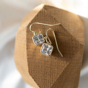 Radiance Earrings - Gold/Clear