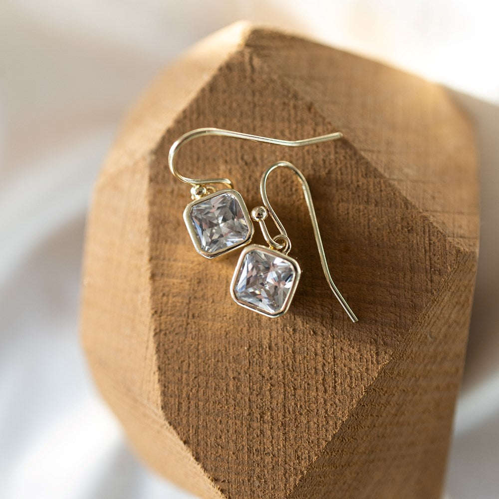 Radiance Earrings - Gold/Clear