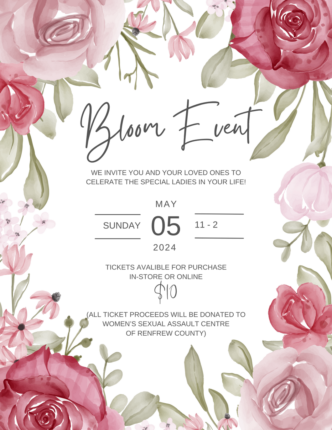 Bloom Event Ticket