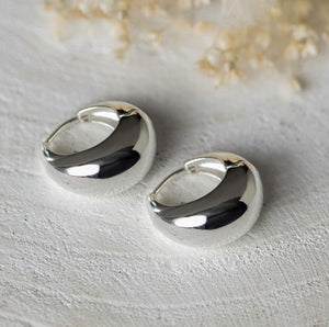 Refined Hoops - Silver