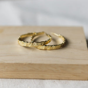 Reverie Hoops - Gold