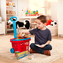 Load image into Gallery viewer, Fill &amp; Roll Grocery Basket Play Set
