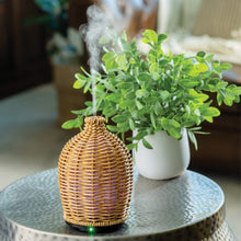 Load image into Gallery viewer, Airomé WICKER VASE Ultrasonic Essential Oil Diffuser
