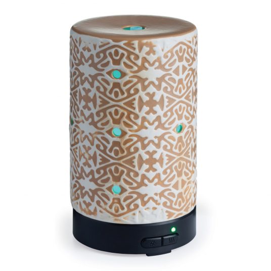 Airomé WHITE TERRACOTTA Ultrasonic Essential Oil Diffuser