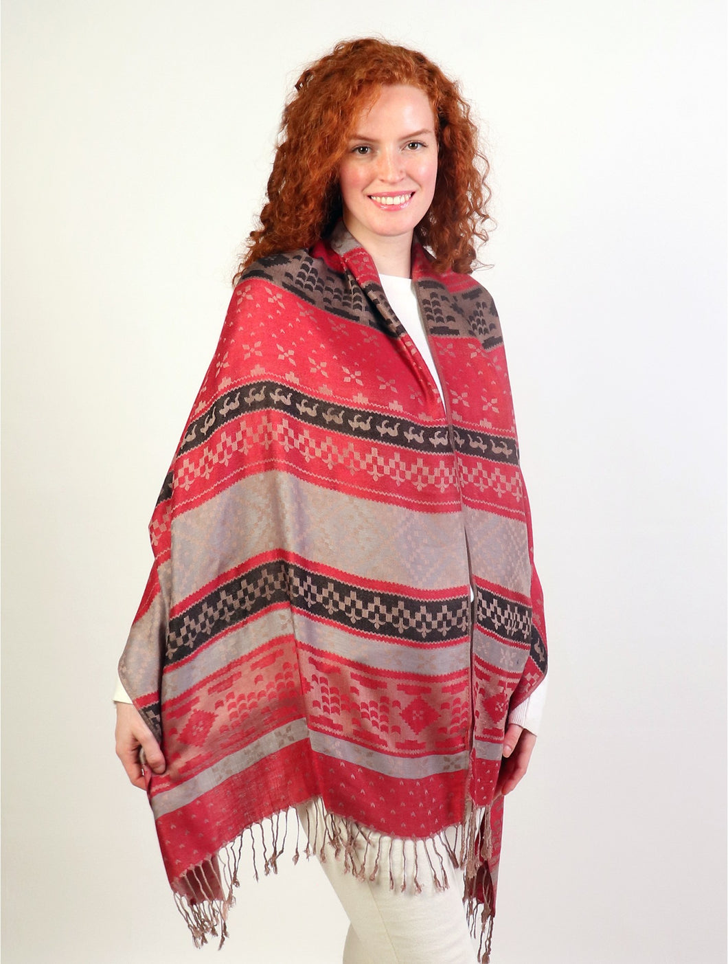 Red Ania Scarf