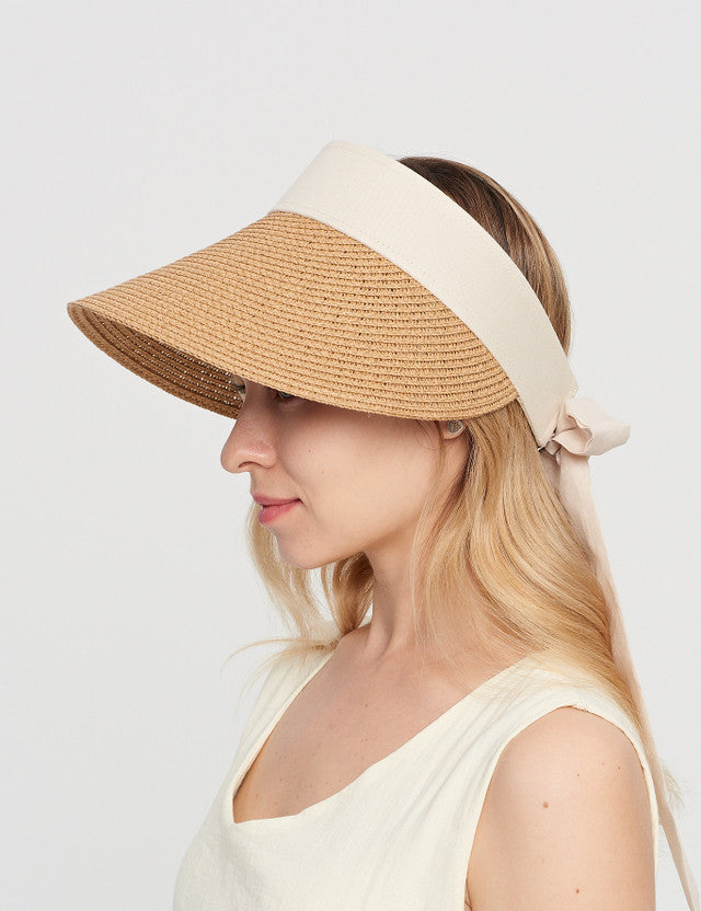 Sierra Open Top Sun Hat - Beige FINAL SALE