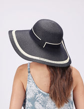 Load image into Gallery viewer, Penelope Sun Hat - Black FINAL SALE
