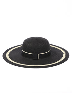 Penelope Sun Hat - Black FINAL SALE