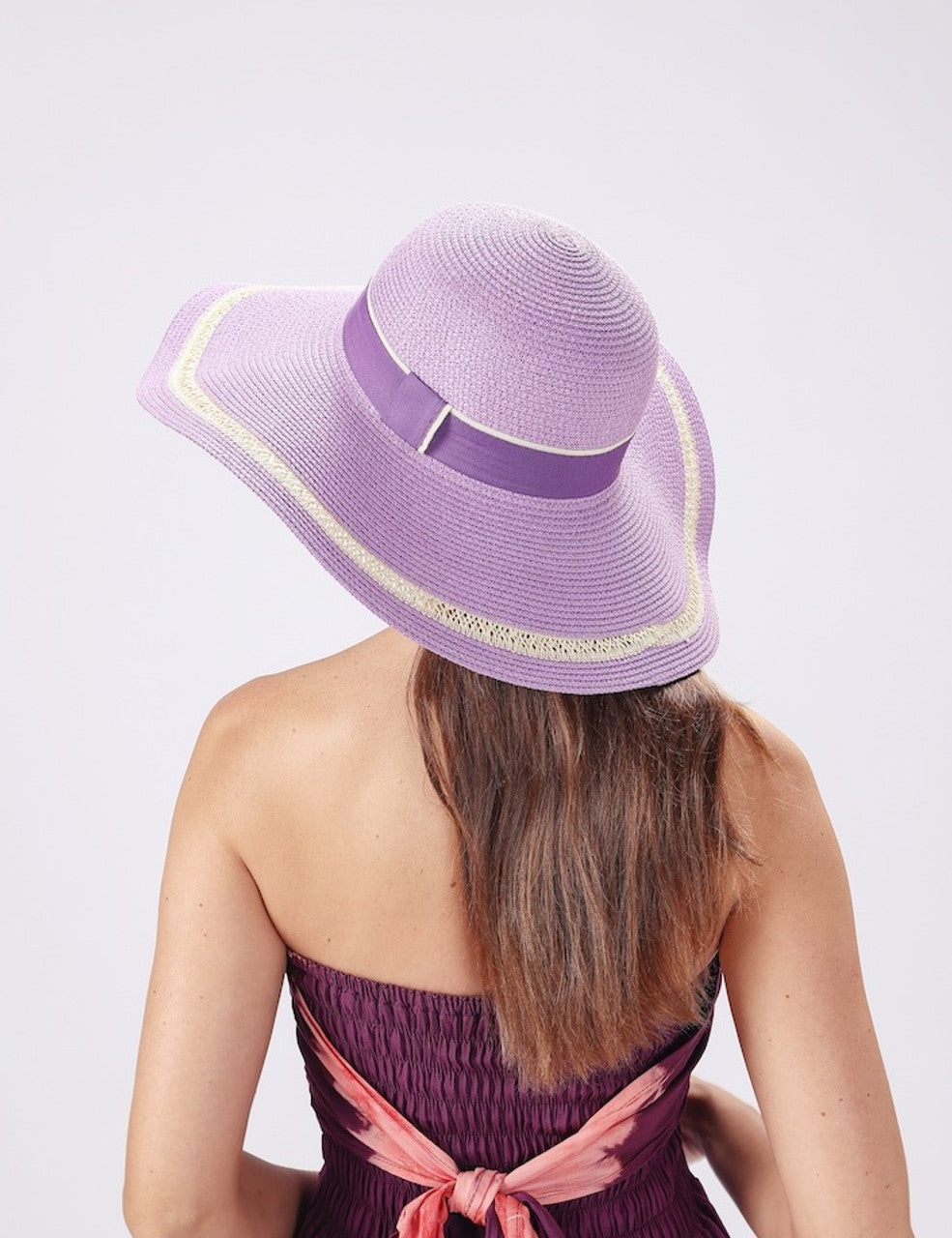 Penelope Sun Hat - Lavender FINAL SALE