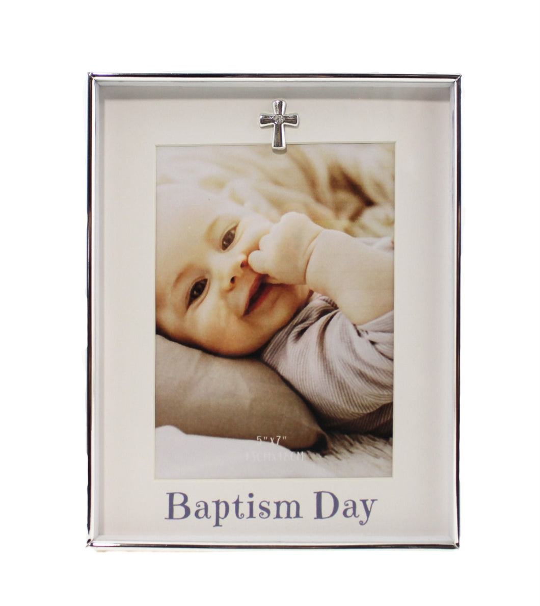 Baptism Day White Frame