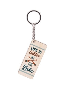 Better At The Lake Keychain