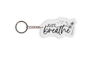 Just Breathe Keychain