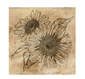 Vintage Sunflower Coaster