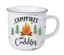 Load image into Gallery viewer, Vintage Campfire &amp; Cuddles Mug
