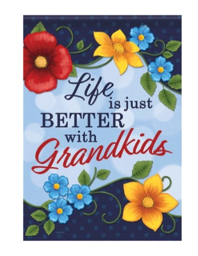 Grandkids Garden Flag