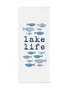 Lake Life Tea Towel