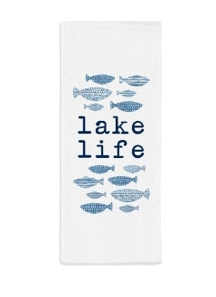 Lake Life Tea Towel