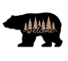 Load image into Gallery viewer, Bear Welcome Sign
