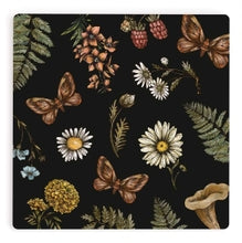 Load image into Gallery viewer, Black Floral Coaster
