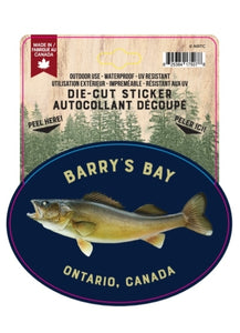 Walleye Barry's Bay Sticker