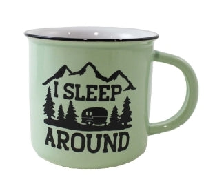 I Sleep Around Mug