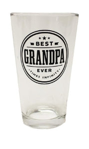 Best Grandpa Ever Glass