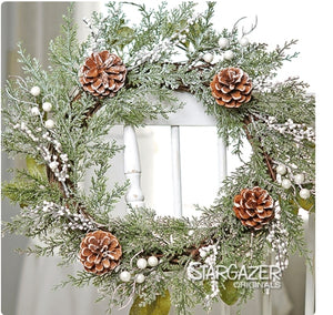 White Berry Wreath