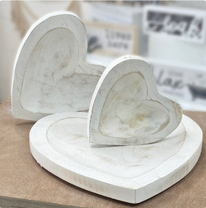 White Heart Tray - Assorted