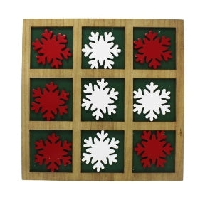 Snowflake Tic Tac Toe Board