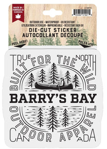 Built For The Wild Barry's Bay Sticker