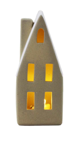 Small LED Stoneware House