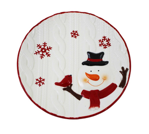 Snowman Plate