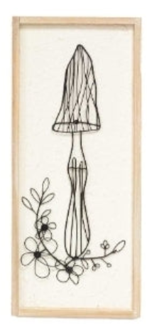 Wired Tall Mushroom Art