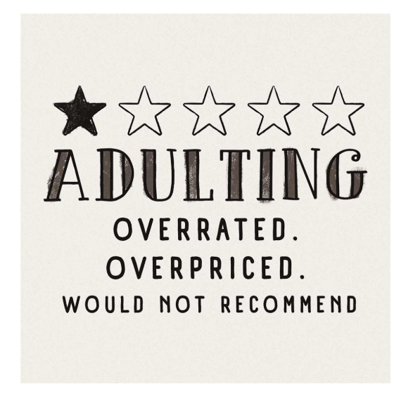 Adulting Coaster