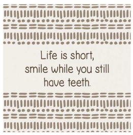 Life Is Short Coaster