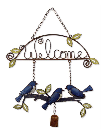 Bluebird Welcome Sign
