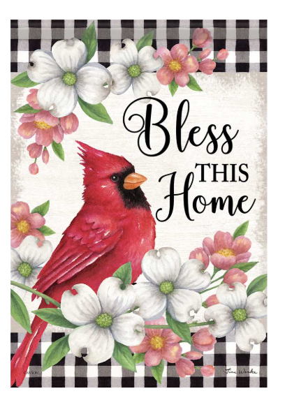 Cardinal Bless Garden Flag