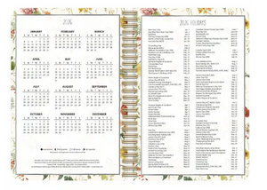 Watercolor Seasons Engagement Planner 2026
