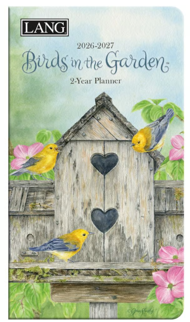 Birds In The Garden 2-Year Pocket Planner