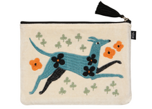 Load image into Gallery viewer, Dogwood Embroidered Flat Pouch
