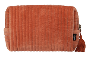 Quilted Cosmetic Bag - Copper