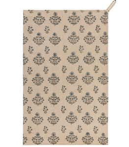 Salvia Block Print Dishtowel