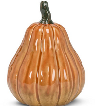 Load image into Gallery viewer, Tall Porcelain Pumpkin - Orange
