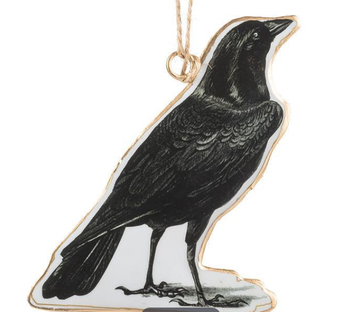 Standing Crow Ornament