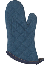 Load image into Gallery viewer, Superior Denim Stone Wash Oven Mitt Pair

