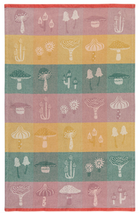 Mushroom Gems Jacquard Dishtowel