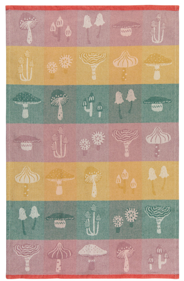 Mushroom Gems Jacquard Dishtowel