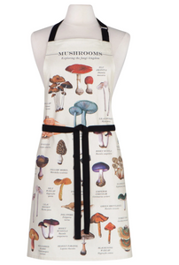 Mushrooms Fine Print Apron